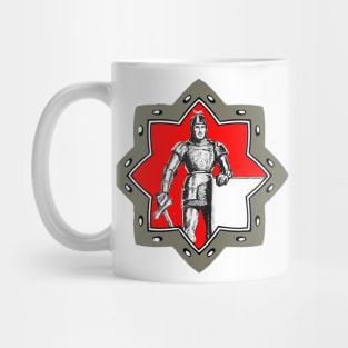 medieval knight in armor Mug